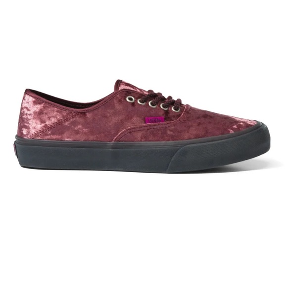 Vans x Alex Knost x Lee-Ann Curren Sneakers Burgundy Red Velvet Suede - Picture 8 of 14